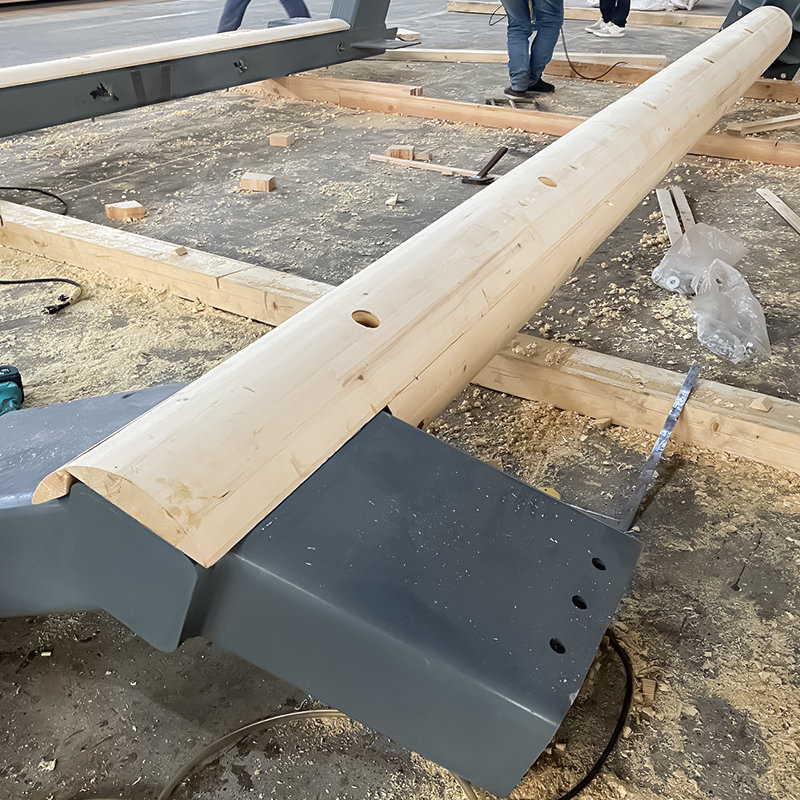 Çam Yuvarlak Glulam Sütunu Çam Yuvarlak Glulam Sütunu