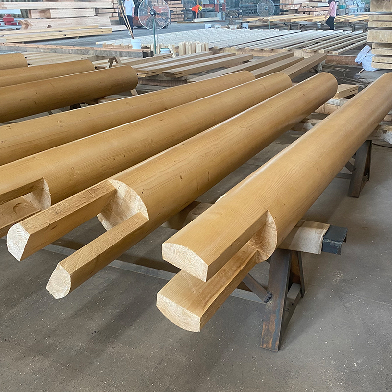 Ladin Yuvarlak Glulam Sütunu Ladin Yuvarlak Glulam Sütunu