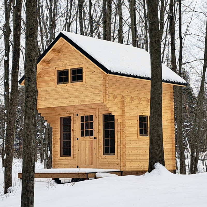 Glulam Kütük ev Glulam Kütük ev